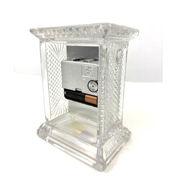 VTG Godinger Clock Hechinger Full Lead Crystal Quartz West Germany 1980s - Picture 10 of 16